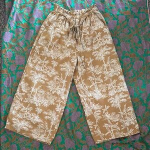 🌴American Eagle Tropical 🌴 Print Wide Leg Pants